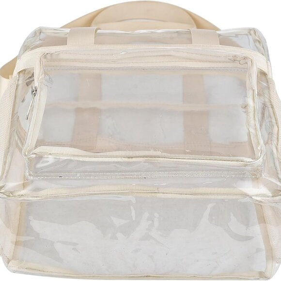 Premium Stadium Approved Clear Tote Bag - Adjustable Strap & Easy Clean - Picture 6 of 9